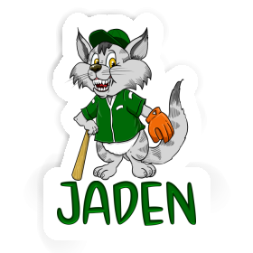 Sticker Baseball Cat Jaden Image