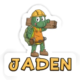 Sticker Jaden Construction worker Image