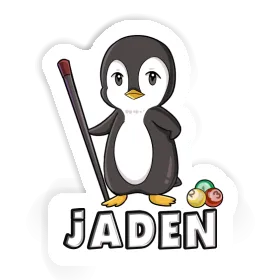 Sticker Jaden Billiards Player Image