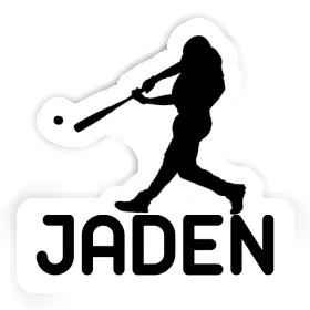 Baseball Player Sticker Jaden Image