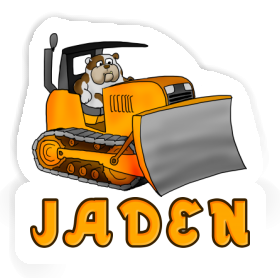 Jaden Sticker Bulldozer Image