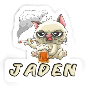 Sticker Jaden Bad Cat Image