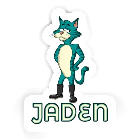 Autocollant Chat Jaden Image