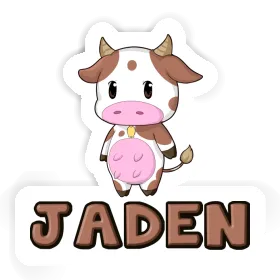 Autocollant Vache Jaden Image