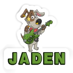 Guitarist Sticker Jaden Image