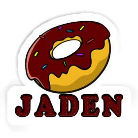 Jaden Autocollant Donut Image