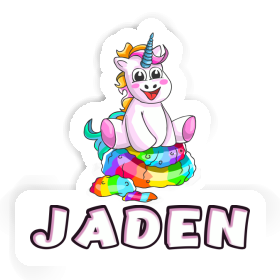 Autocollant Jaden Bébé licorne Image