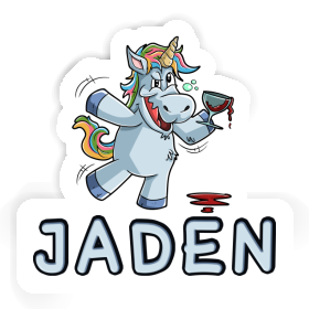 Jaden Aufkleber Einhorn Image