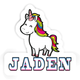 Einhorn Aufkleber Jaden Image