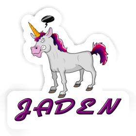 Unicorn Sticker Jaden Image