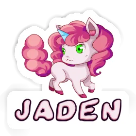 Sticker Jaden Unicorn Image