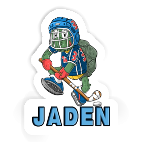 Hockey Player Sticker Jaden Image