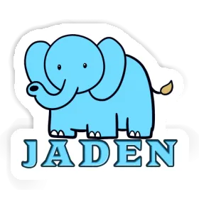 Sticker Elephant Jaden Image