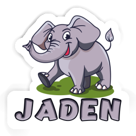 Autocollant Éléphant Jaden Image