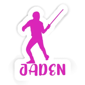 Autocollant Escrimeur Jaden Image