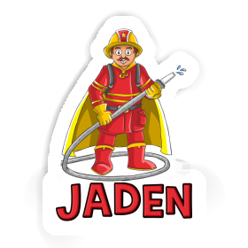 Firefighter Sticker Jaden Image