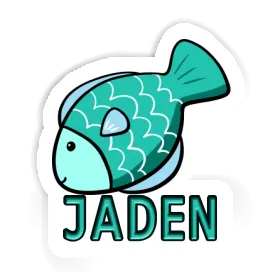 Jaden Autocollant Poisson Image