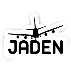 Jaden Sticker Airplane Image