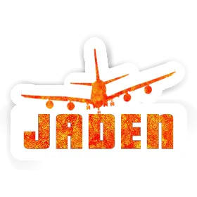 Sticker Airplane Jaden Image