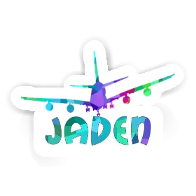 Sticker Flugzeug Jaden Image