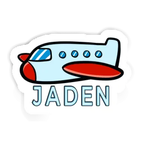 Sticker Jaden Flugzeug Image