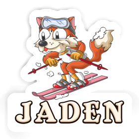 Sticker Skier Jaden Image