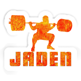 Jaden Sticker Weightlifter Image