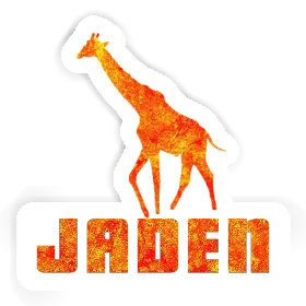 Girafe Autocollant Jaden Image