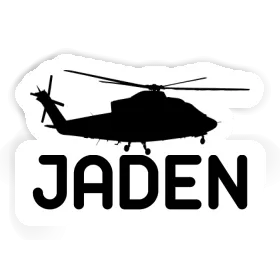 Jaden Sticker Helicopter Image