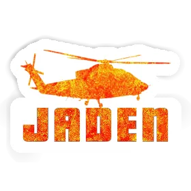 Jaden Sticker Helicopter Image