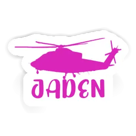 Jaden Sticker Helicopter Image