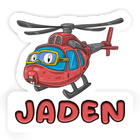 Jaden Sticker Helicopter Image