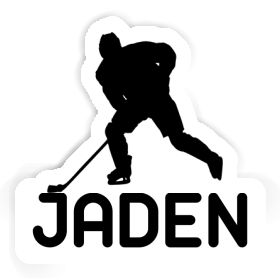 Sticker Jaden Hockey Player Image