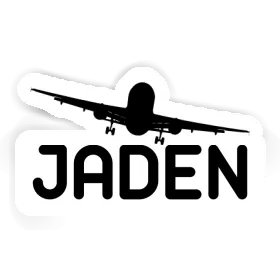 Sticker Jaden Airplane Image