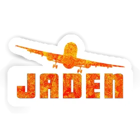 Jaden Sticker Airplane Image