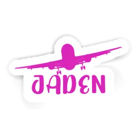 Jaden Sticker Flugzeug Image