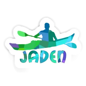 Jaden Sticker Kayaker Image