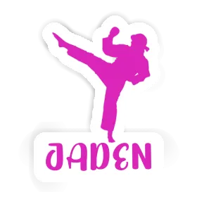 Jaden Autocollant Karatéka Image