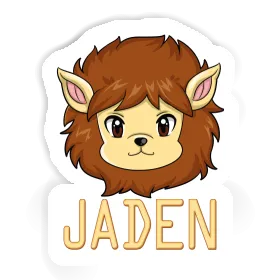 Autocollant Jaden Tête de lion Image