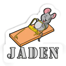 Sticker Fitness Mouse Jaden Image