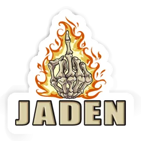 Sticker Jaden Middlefinger Image