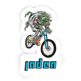 Sticker Jaden Biker Image