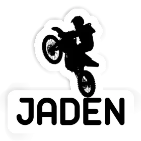 Jaden Autocollant Motocrossiste Image