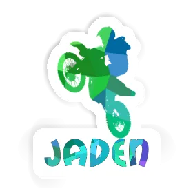 Jaden Autocollant Motocrossiste Image