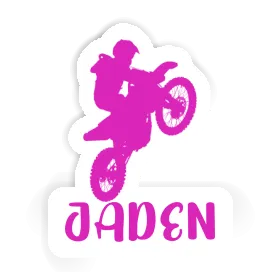 Jaden Sticker Motocross Rider Image