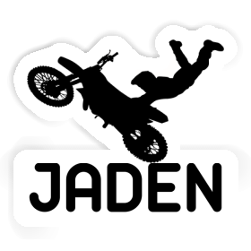 Jaden Autocollant Motocrossiste Image