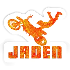 Jaden Sticker Motocross Rider Image