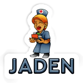 Infirmière Autocollant Jaden Image