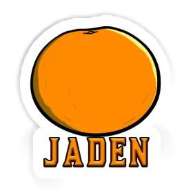 Autocollant Orange Jaden Image