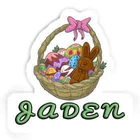 Easter basket Sticker Jaden Image